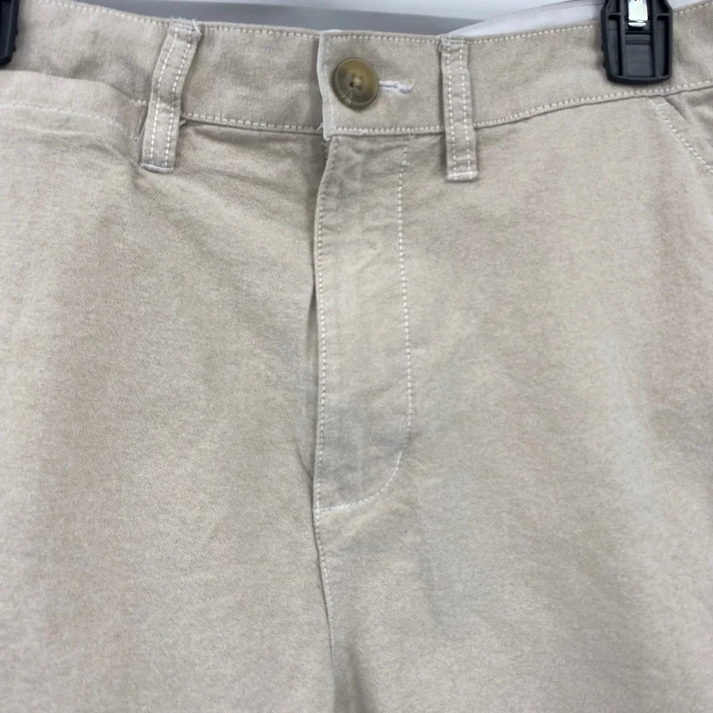 WEATHERPROOF Khaki Chino Shorts‎ Men's Size 32 Flat Front Casual Everyday